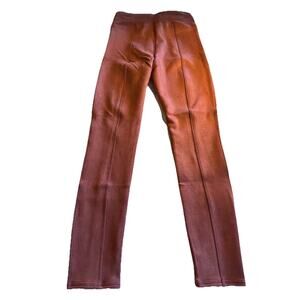 SPANX Leggings Women’s Faux Suede in Rich Rose Size S/P NWT